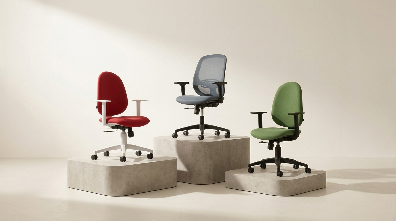 Otroški ergonomski stol Heka za šolarja pri učni mizi doma