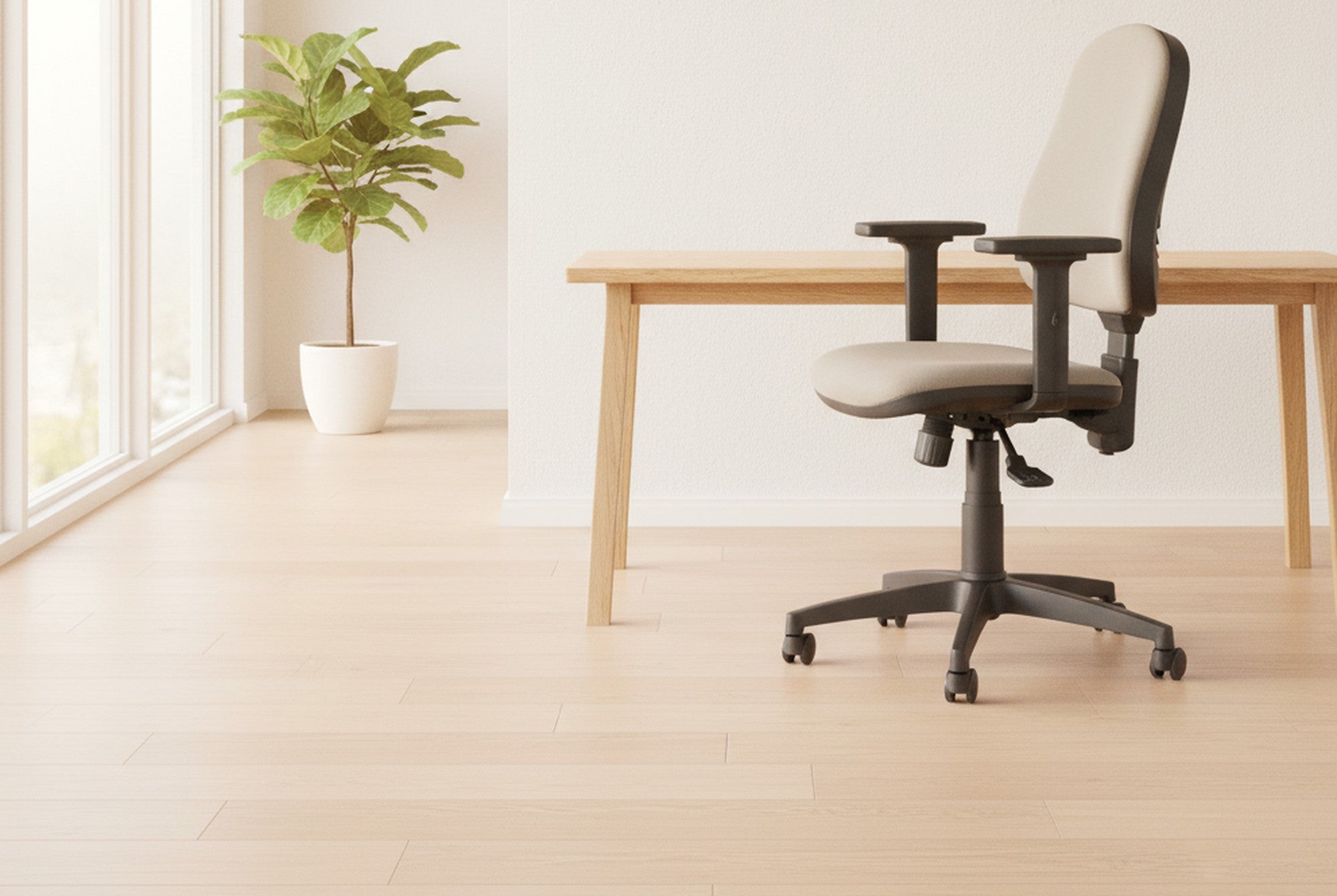 Ergonomski pisarniški stol Fenix v sodobni pisarni
